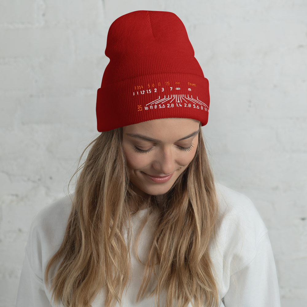 Depth of Field - YP1501KC - Embroidered Cuffed Beanie