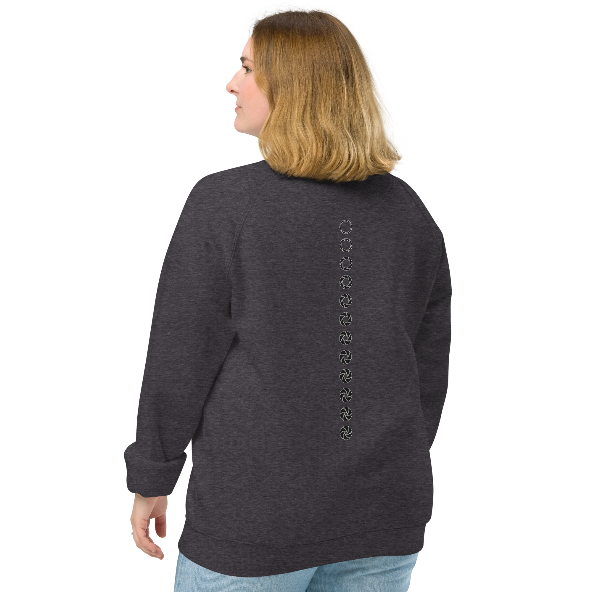 Aperture S03567 - Unisex Organic Raglan Sweatshirt