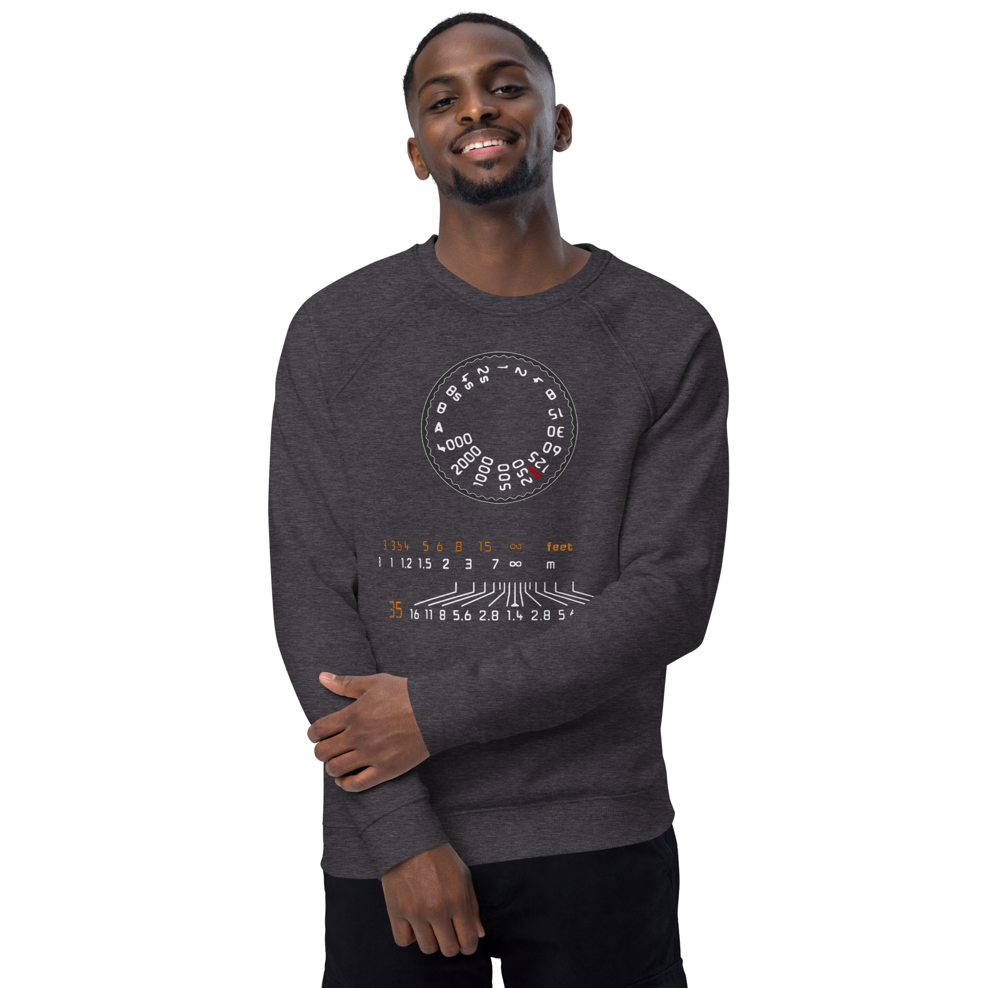 Shutter &amp; DoF - S03567 - Unisex Organic Raglan Sweatshirt