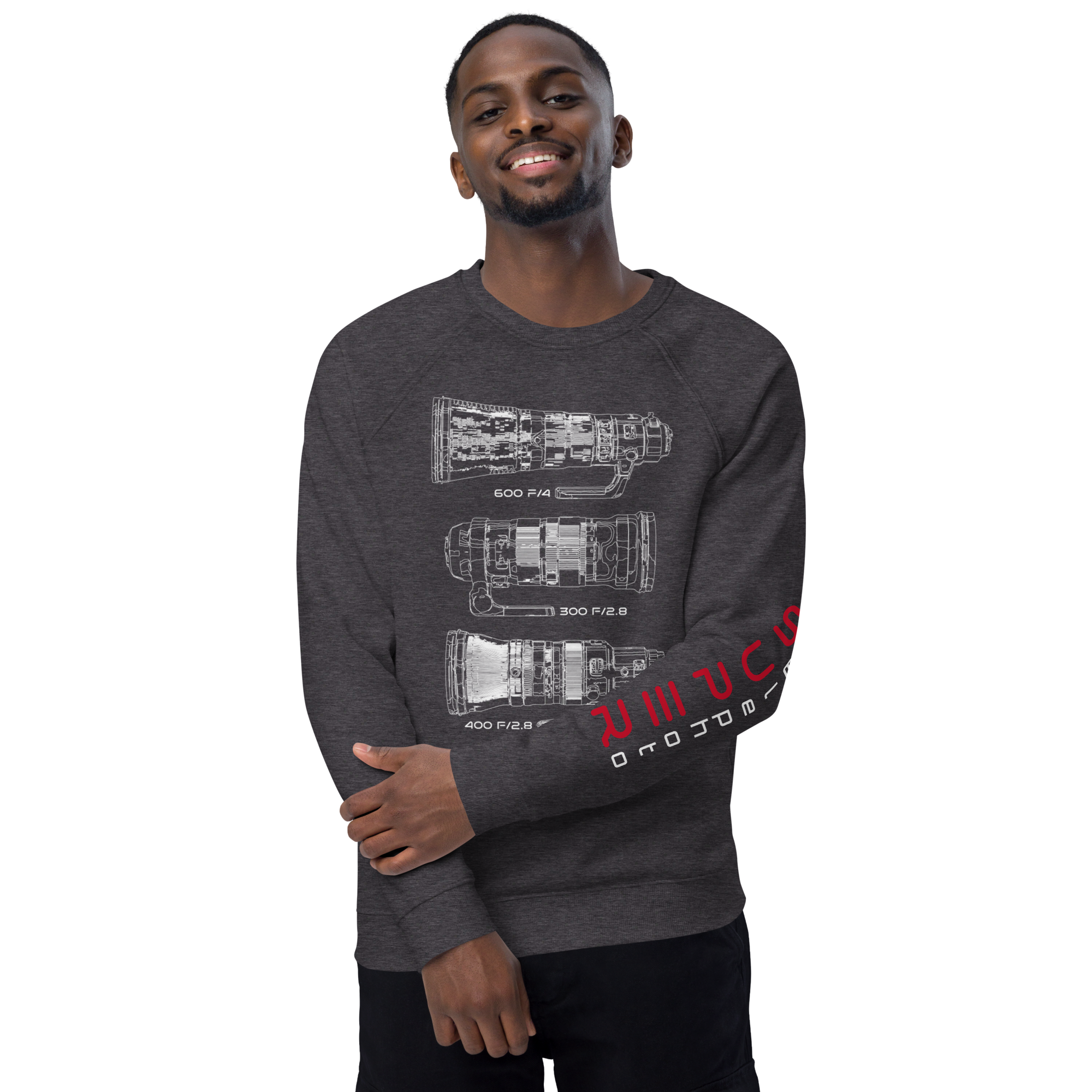 Super Telephoto - S03567 - Unisex Organic Raglan Sweatshirt