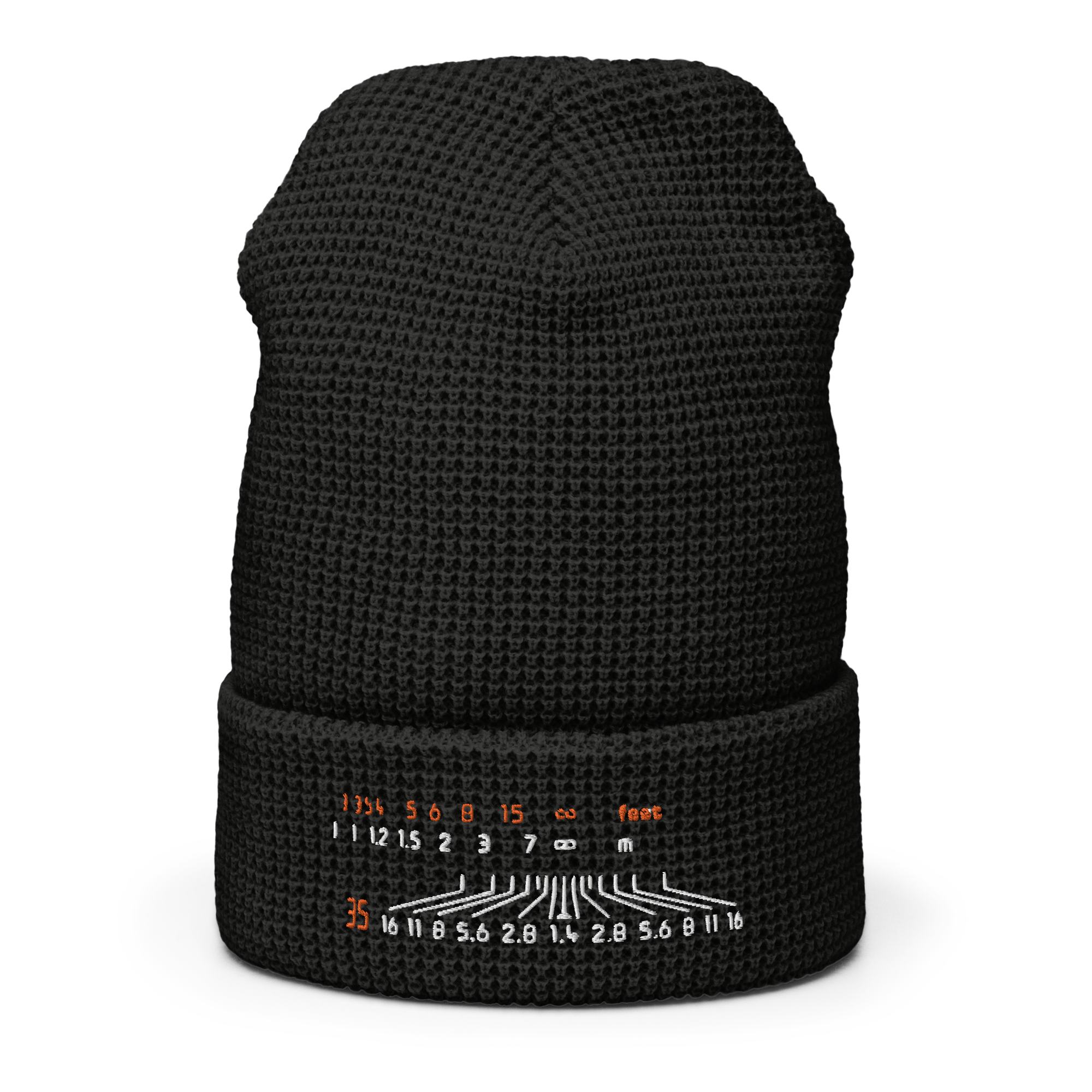 Depth of Field - R146R - Embroidered Waffle Beanie